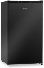 Frigobar Eos Ice Compact 124L: mais espaço, gela rápido e design preto 220V para sua casa ou escritório.