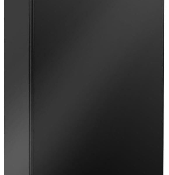 Frigobar Eos Ice Compact 124L: mais espaço, gela rápido e design preto 220V para sua casa ou escritório.