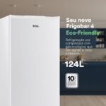 Frigobar Eos Ice Compact 124L: silencioso, com luz interna e compartimento gela rápido para suas bebidas. - Imagem 2