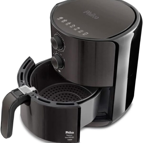 Fritadeira Philco Airfry Titanium Inox 4.6L PFR18TI 127V