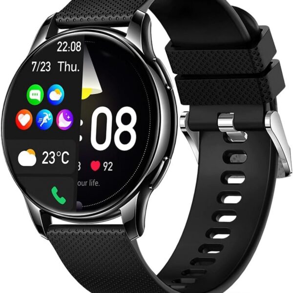 GET Watch Vibe Touch AMOLED 34mm Bluetooth Preto com monitoramento cardíaco e sono para acompanhar sua rotina com mais saúde e performance