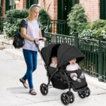 GLACER carrinho duplo dobrável: conforto, segurança e praticidade para passeios com dois bebês - Imagem 2