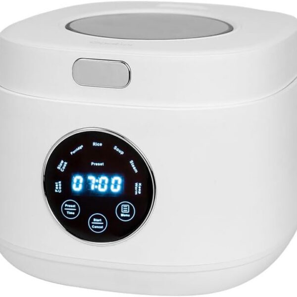 Gaabor Panela de Arroz Elétrica 3L 650W 220V com visor de vidro para acompanhar o cozimento com praticidade.