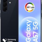 Galaxy A57 5G 128GB com 8GB RAM, câmera 50MP OIS, IP68 e Galaxy AI para comprar com desempenho e segurança.
