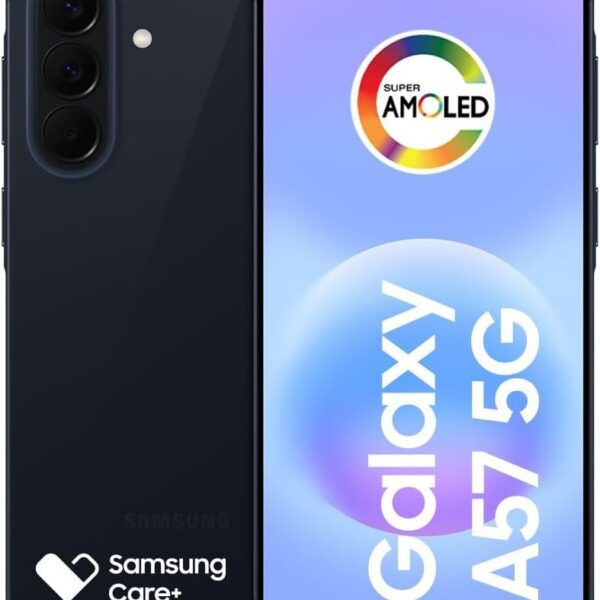 Galaxy A57 5G 128GB com 8GB RAM, câmera 50MP OIS, IP68 e Galaxy AI para comprar com desempenho e segurança.