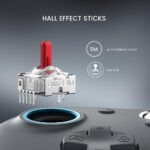 GameSir G7 SE: controle com fio para PC e Xbox, precisão Hall Effect, plug and play, conforto e botões traseiros programáveis - Imagem 2
