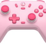 GameSir Nova Lite Rosa: controle multiconexão com Hall Effect, turbo e vibração para PC, Switch e mobile