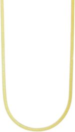 Gargantilha Colar Feminino Fita Laminada Dourado em Aço Inox: elegante, resistente e ideal para valorizar qualquer look.