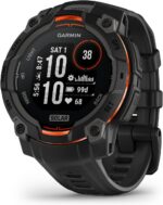 Garmin Instinct 3 Solar 45mm: relógio com GPS e monitor cardíaco de pulso para treinos e aventuras ao ar livre.