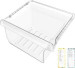 Gaveta Samsung DA97-08692B atualizada: resistente, fácil de instalar e compatível com modelos RS25J500 e RS25H5000.