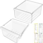 Gaveta Samsung DA97-08693B e DA97-08692B atualizada, resistente, fácil de instalar e compatível com RS25J500DSR RS25H5000SR