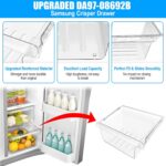 Gaveta de geladeira DA97-08692B Samsung: encaixe preciso, resistente e ideal para reposição inferior de frutas e legumes - Imagem 2