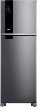 Geladeira Brastemp Frost Free 385L Inox: economize até 33% de energia com preservação inteligente e Turbo Freezer.