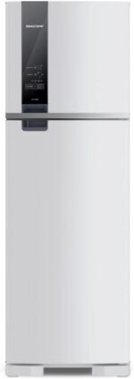 Geladeira Brastemp Frost Free 400L com Freeze Control, painel eletrônico e prateleiras ajustáveis para comprar online.