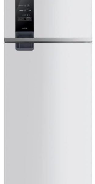 Geladeira Brastemp Frost Free 400L com Freeze Control, painel eletrônico e prateleiras ajustáveis para comprar online.