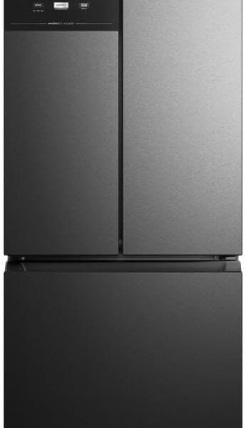 Geladeira Electrolux Frost Free Inverter 480L Efficient AutoSense 3 Portas Black Inox Look (IM7B) 220V