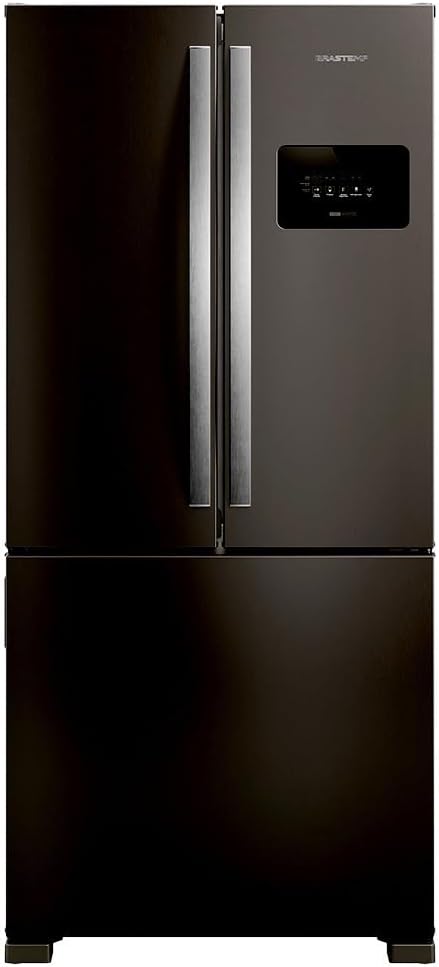 Geladeira Frost Free French Door 3 Portas Preta Brastemp - Geladeira Frost Free French Door 3 Portas Preta Brastemp - BRO85ME 110V