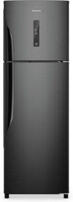 Geladeira Ideal+ Panasonic BT44 Frost Free Inverter 391L Cor Black Inox Look - NR-BT44PV3BA 127V
