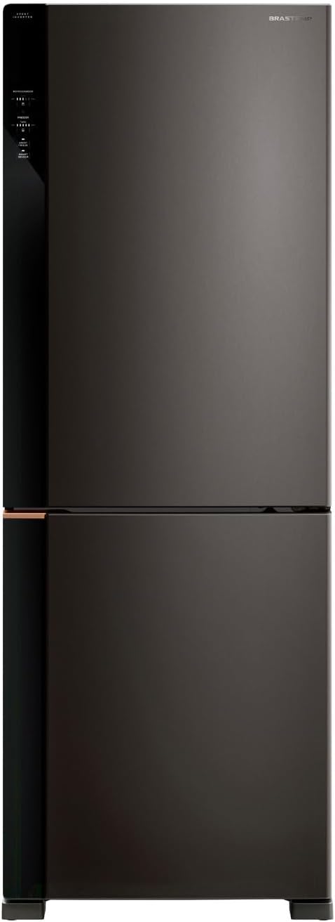 Geladeira Inteligente B= Smart Brastemp Frost Free Inverse 477L Black Geladeira Inteligente B= Smart Brastemp Frost Free Inverse 477L Black Inox - BRE68AE 110V