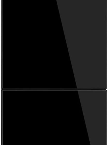 Geladeira Panasonic BB65 Black Glass Inverse Frost Free 450L Inverter A+++ - NR-BB65GVFB 127v