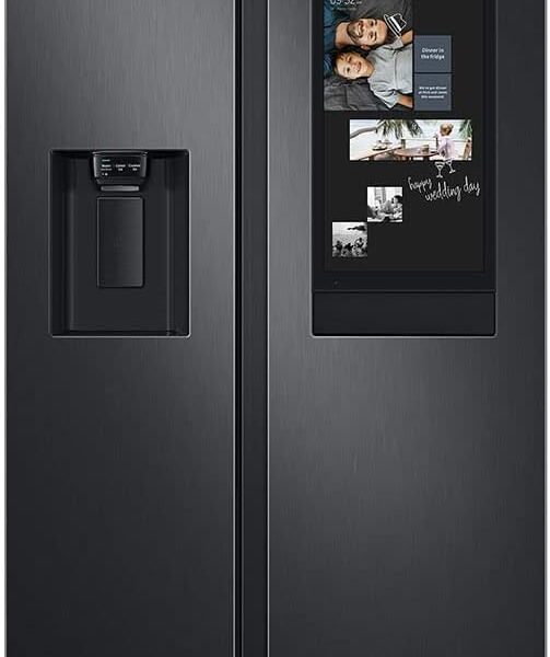 Geladeira Samsung Side By Side Black Premium 608 Litros 127V RS58T5561B1/AZ