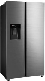 Geladeira Side by Side 570L Dispenser Água e Gelo Inverter cor Inox Midea - Imagem 2