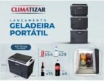 Geladeira Smart Portátil Caminhão Motorhome Camping Quadrivolt 40L App Bluetooth 12v 24v 110v 220v - Imagem 2