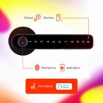 Geonav Fechadura Digital Inteligente com biometria, senhas, Alexa e app, até 1 ano de bateria - Imagem 2