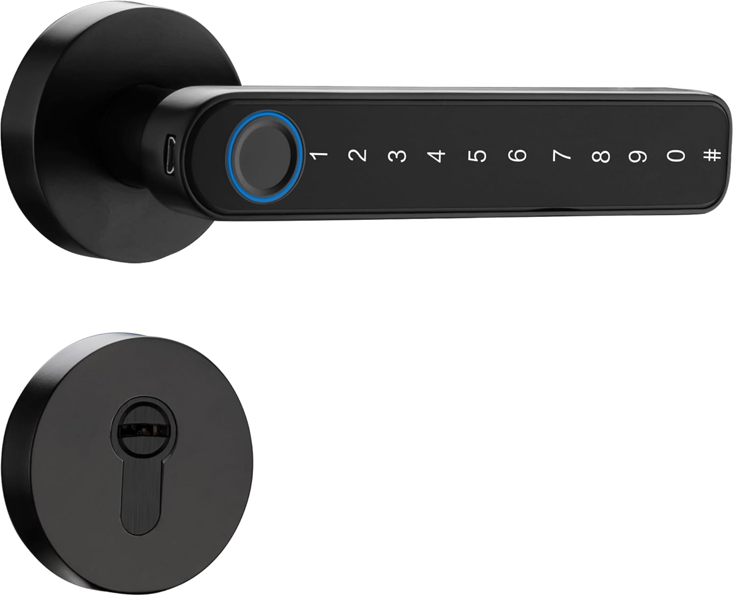 Geonav Fechadura Digital Inteligente com biometria, senhas, Alexa e app, Geonav Fechadura Digital Inteligente com biometria, senhas, Alexa e app, até 1 ano de bateria