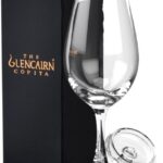 Glencairn Copita com tampa e caixa premium: copo de cristal ideal para degustação de whisky, com presente sofisticado.