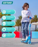 Gotrax K03: scooter infantil com rodas LED, guidão ajustável e passeio seguro para crianças. - Imagem 2