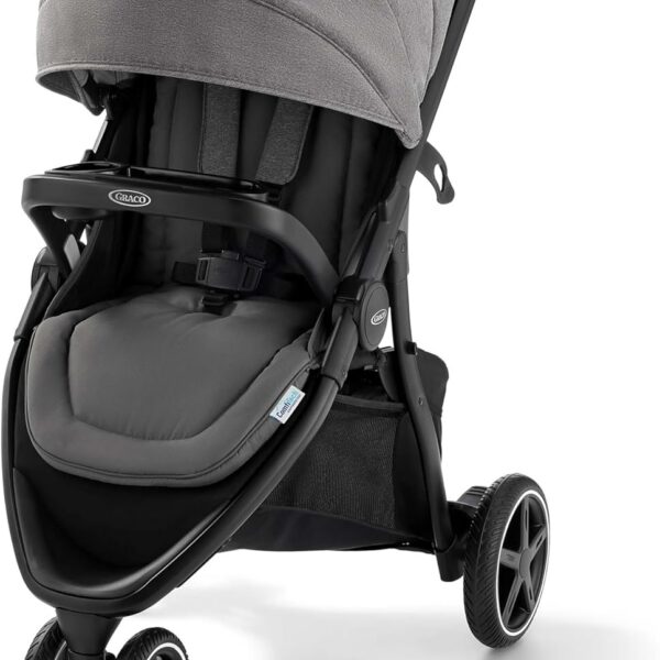 Graco Carrinho de Bebê Outpace LX Cohen Cinza: conforto, segurança e praticidade para passeios com seu bebê.
