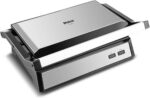 Grill Philco PGR32 2 em 1 com abertura 180° e coletor de gordura, ideal para grelhados práticos em casa. - Imagem 2