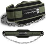 Gymreapers Cinto de imersão com corrente: resistência extra para mergulhos, flexões e ganho de força com corrente de aço resistente