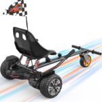 Gyroor K2 Hoverboard Go Kart ajustável: conforto, segurança e diversão para crianças e adultos