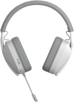 HEADSET GAMER PCYES NOWY WHITE GHOST, USB SURROUND, DRIVER 40MM, RGB, MICROFONE DESTACÁVEL - HGNW40WG - Imagem 2