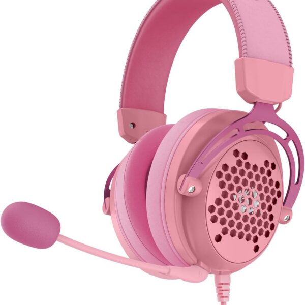HEADSET GAMER REDRAGON DIOMEDES ROSA