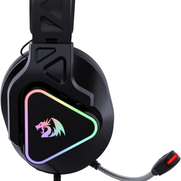 HEADSET GAMER REDRAGON RGB CADMUS PRETO