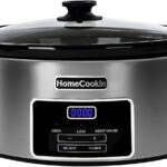 HOMECOOKIN Panela Elétrica 8L Programável: serve mais de 10 pessoas, com timer, baixa, alta e manter aquecido