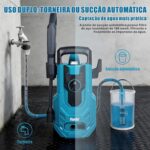 Hanabi Lavadora de Alta Pressão 1350W: limpeza potente, econômica e ideal para carros, pátios e uso doméstico - Imagem 2