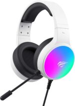 Havit H2043U Gamer 7.1 USB: som surround, RGB e microfone omnidirecional para máxima imersão nas partidas.