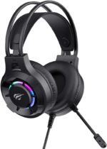 Havit H2049d Gamer com microfone, RGB e som potente de 50mm para jogar com mais imersão e conforto. - Imagem 2