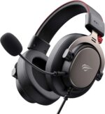 Headphone Fone de Ouvido Havit HV-H2015E, Gamer, com Microfone, Falante 53mm, Plug 3.5mm: compatível com XBOX ONE, PS4 e PS5, HAVIT, HV-H2015E e Outros (Preto) - Imagem 2