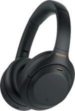 Headphone Sony WH-1000XM4 preto sem fio com Noise Cancelling para som premium e conforto na compra online