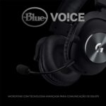 Headset Gamer Logitech G PRO X 7.1 Dolby Surround com Tecnologia Blue VO!CE, Design Confortável e Durável e Drivers PRO-G 50mm - Imagem 2