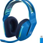 Headset Gamer Logitech G733 sem fio: som 7.1, Blue VO!CE, RGB LIGHTSYNC e até 29h de bateria.