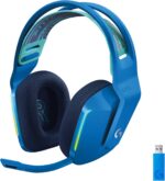 Headset Gamer Logitech G733 sem fio: som 7.1, Blue VO!CE, RGB LIGHTSYNC e até 29h de bateria.