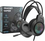 Headset Gamer RGB Delta 7.1: áudio estéreo, microfone nítido e conforto ergonômico para jogar com imersão em PC, notebook e consoles.