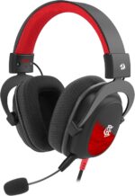 Headset Gamer Redragon Flamengo Vulture FL530: som potente, conforto respirável e microfone removível para jogar com mais desempenho.