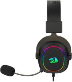 Headset Gamer Redragon Zeus X RGB USB 7.1 Surround Sound Virtual H510-RGB, Preto - Imagem 2